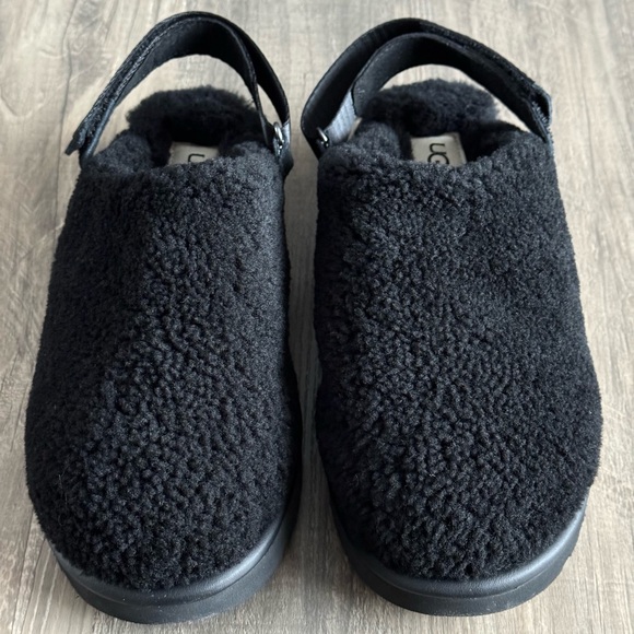 Ugg Lanah Clog Curled Black Size 8 New! - Picture 4 of 16